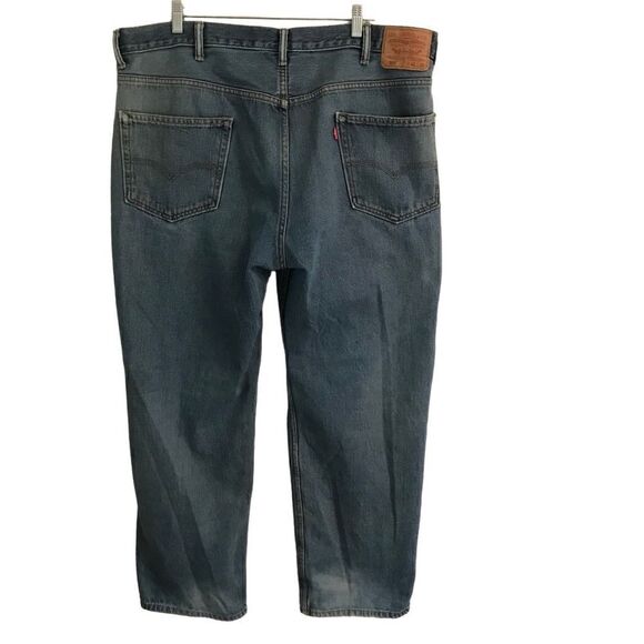 Vintage Levi’s 550 relaxed fit blue denim jeans 42 - Picture 2 of 7